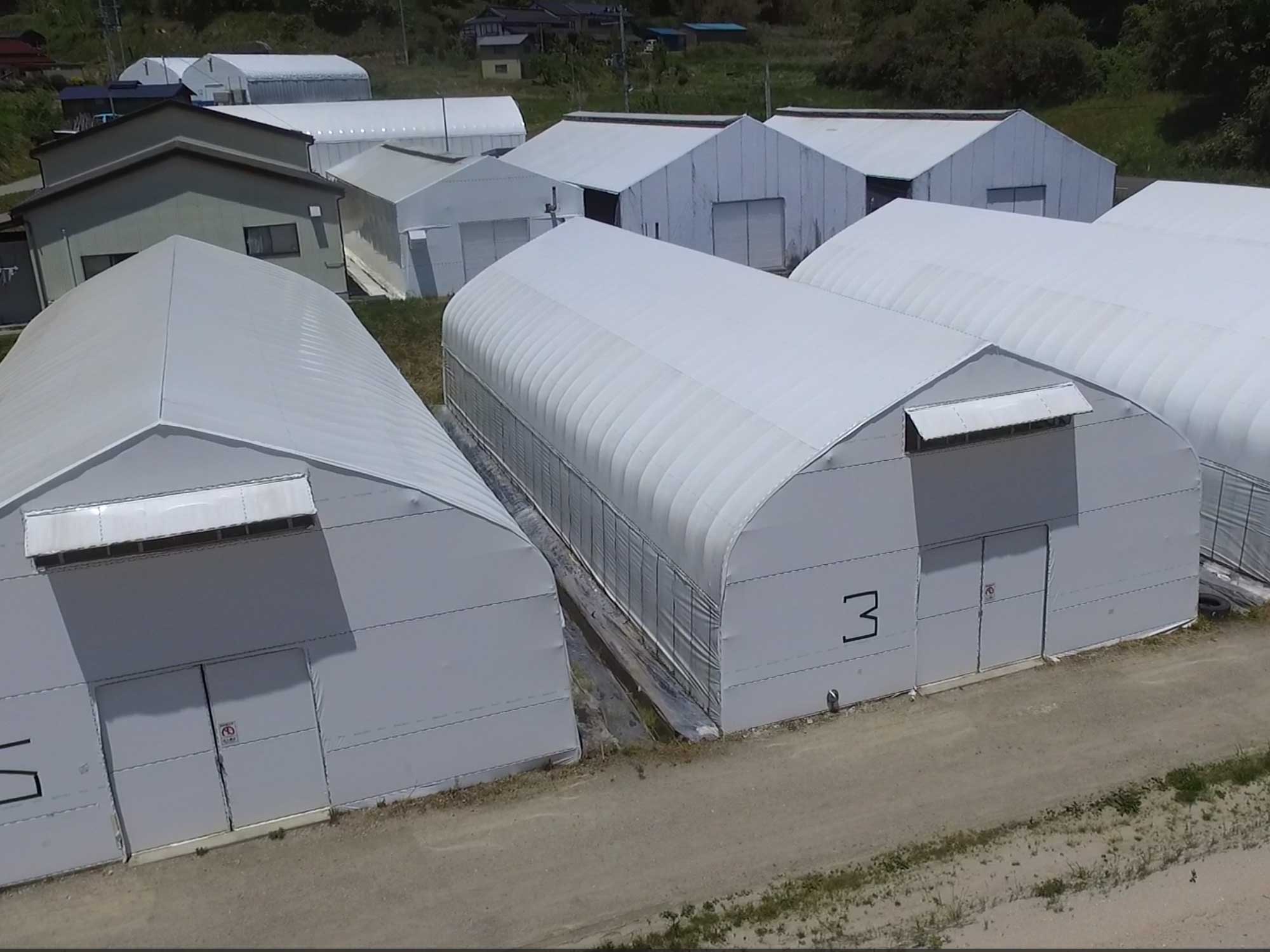 ていくの外観（空撮）